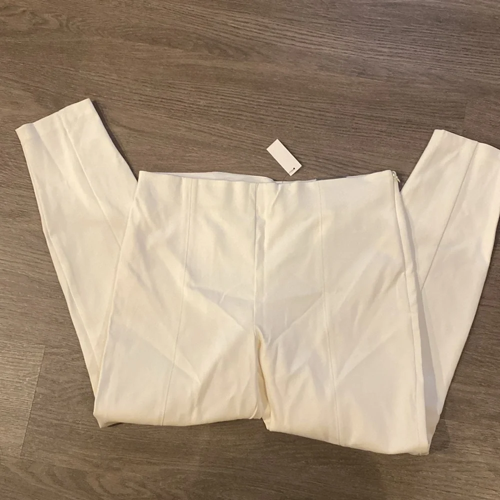 TALBOTS WOMENS PORTLAND PANTS IVORY - Picture 2 of 3